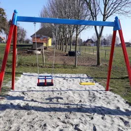 Kétüléses hintaállvány (fém)